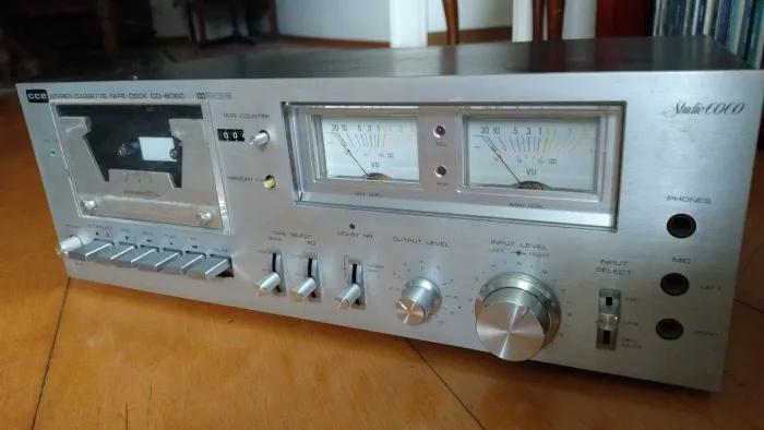 Toca fitas CCE cassete deck CD-6060 em ótimo estado