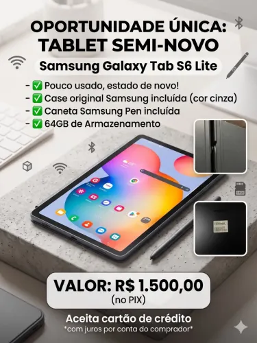 Tablet Samsung s6 lite 