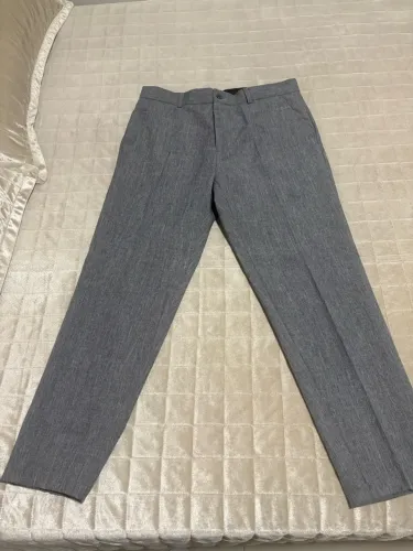 Calça social cinza escuro 