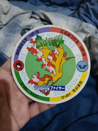 Carta pokémon menko do moltress