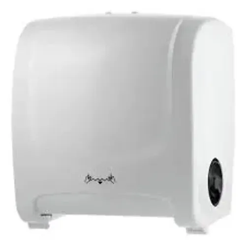 Lote 30 un - Dispenser Toalheiro Auto Corte Papel Toalha Bobina 