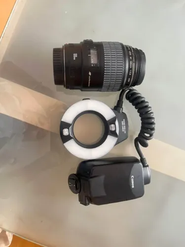 Lente Cânon - 100 - Macro - Kit