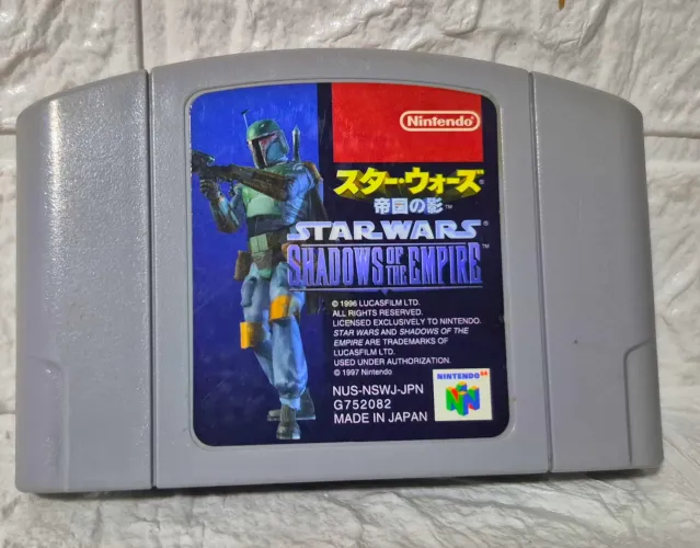 Vendo Star Wars: Shadows of the Empire para Nintendo 64 - versão japonesa