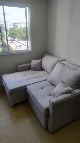 Sofá Cama Reclinável Retrátil Slim 1.80x150