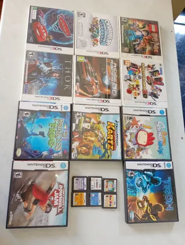 Lote de jogos 3DS/DS troco em jogos GBA/GB