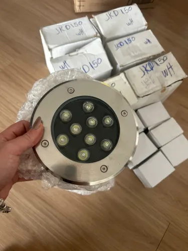 Kit com 8 Spots LED Submersíveis em Inox - Modelo JKD150 - Novos