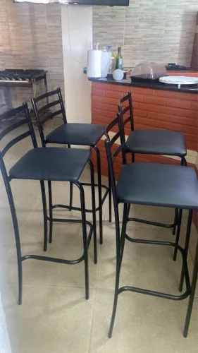 Jogo de banco para balcão