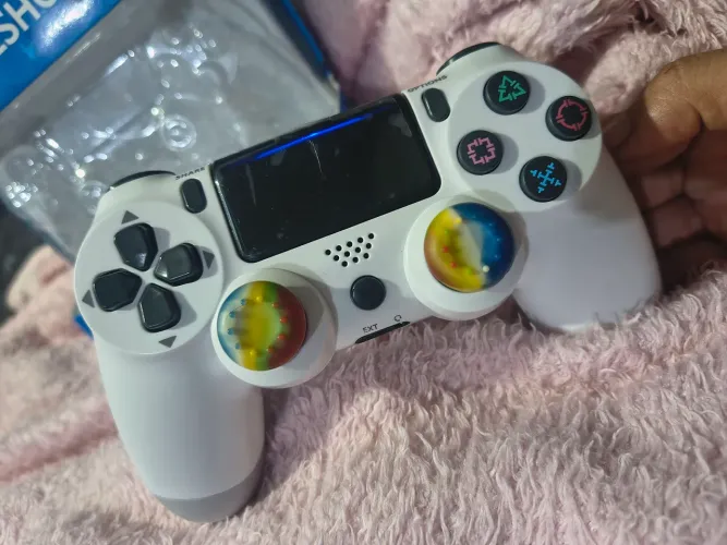 Manete joystick dualshock PS4 BLUETOOTH E CABO com caixa nova