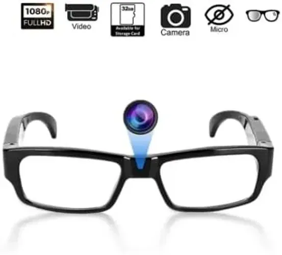 Oculos espiao com camera e microfone escondido