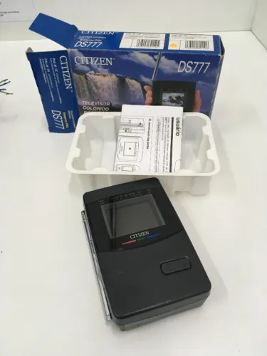Antigo Televisor Lcd Analógico Portátil Citizen 6v