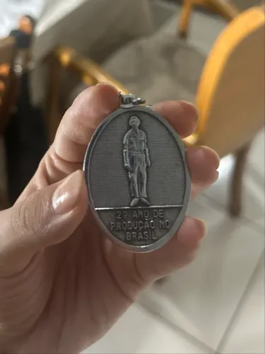 Chaveiro Medalha Fiat 1976 - Homenagem aos Empregados - Peça Antiga / Automobilia