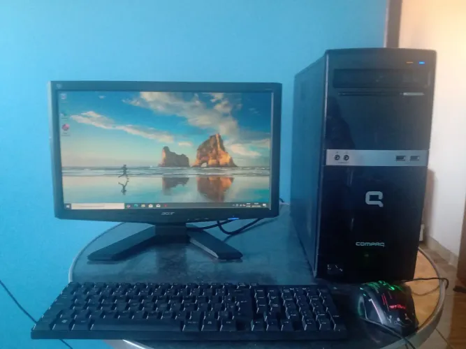 Computador i3,monitor 19",wi-fi,hd500gb