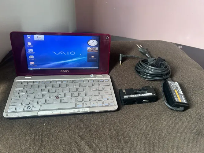 Sony VAIO VGN-P530H Funcionando + Carregador e Dock Original