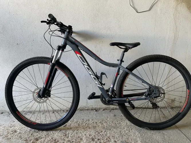 Bicicleta 29 OGGI FLOAT 5.0 HDS Gr. 15 Grafite vermelho