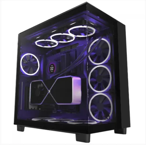 GABINETE GAMER NZXT H9 FLOW LATERAL E FRENTE DE VIDRO CM-H91FB-01
