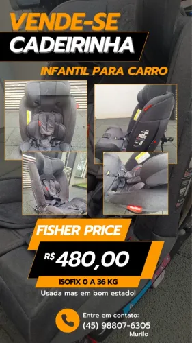 Cadeirinha infantil para automóvel