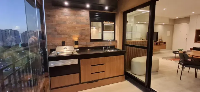 Apartamento para venda com 55 metros quadrados com 1 quarto