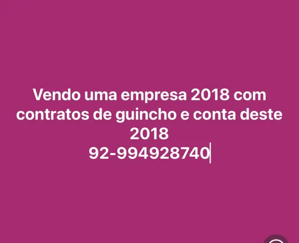 Vendo uma empresa com contratos 