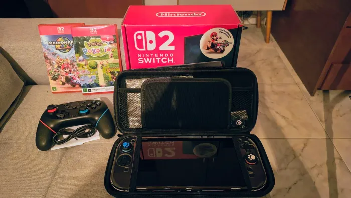 Nintendo Switch 2 Quase Novo + 2 Jogos!!!