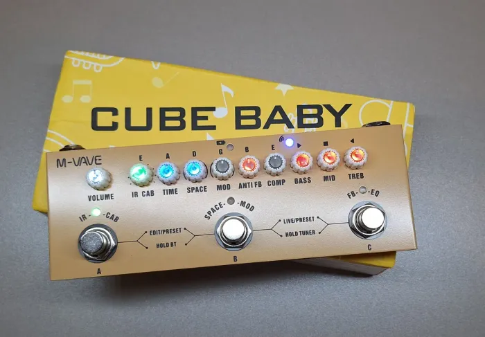 Pedal De Efeito Para Violão M-vave Cube-baby Ac