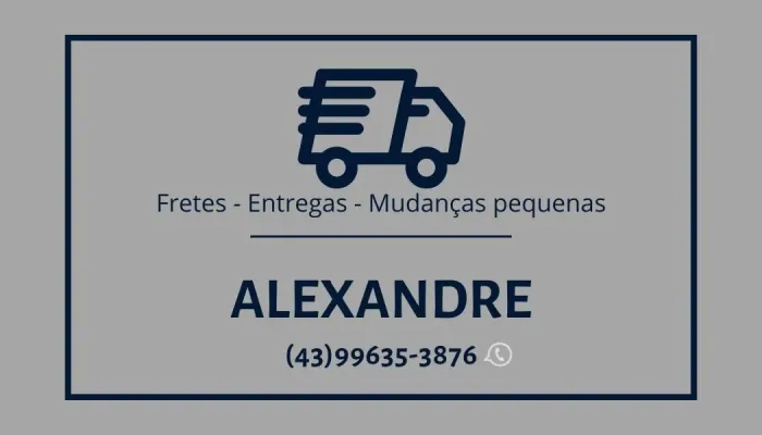 Fretes,coletas pequenas mudanças londrina e região 