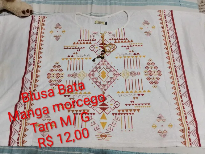 Blusa manga estilo morc*go