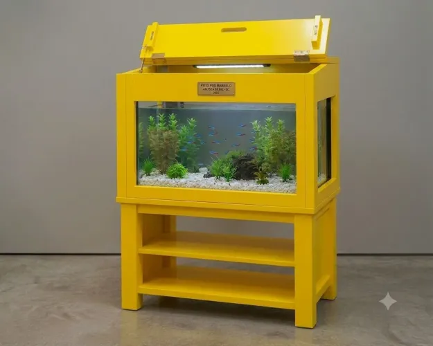 Aquário completo 100 litros 