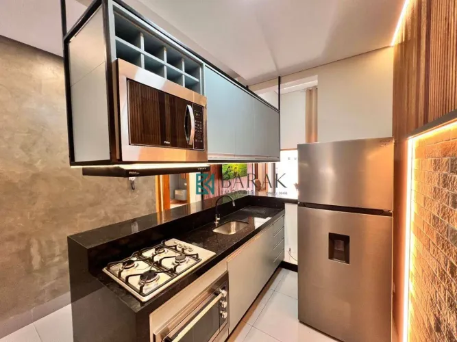 Casa Mobiliada com Piscina com 3 dormitórios para alugar, 100 m² por R$ 3.700/mês - Ecoval