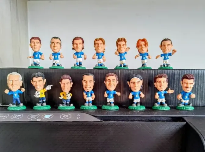 Mini craques Bomberini Panini Microstars - Seleção Italiana de Futebol - 2003/2004