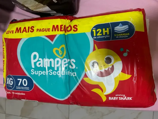 Fralda Pampers XG