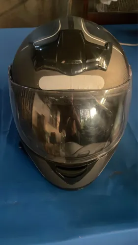 Capacete Etceter stronger faster cinza