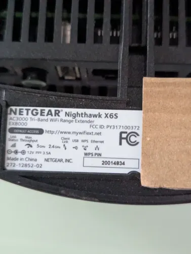 Extensor de alcance WiFi tri-band NETGEAR Nighthawk X6S AC3000 EX8000 50 dispositivos