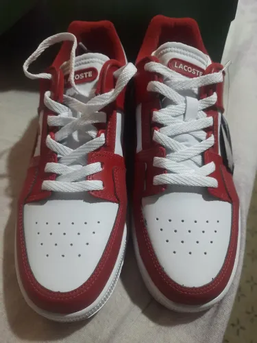 Tênis lacoste original vermelho 41