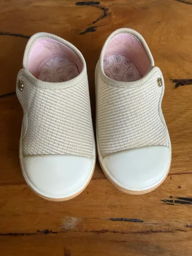 Tênis Infantil Bege Casual