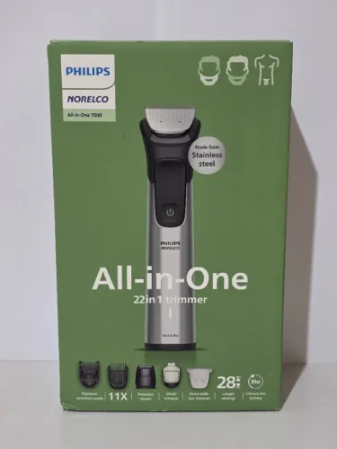 Philips Norelco Multigroom 7000 MG7975/49 Novo Lacrado 22 peças Bivolt