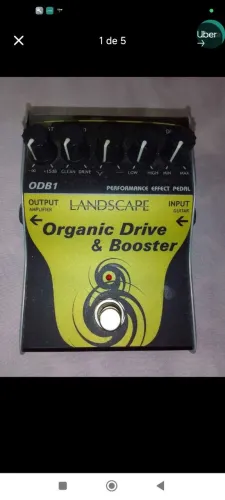 Pedal Landscape Orgânic drive e Booster não é Boss MXR Ibanez Fender Tagima aTC Electronic