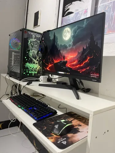 Pc Gamer completo com Placa de Vídeo e Monitor