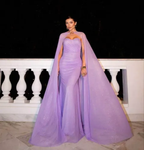 Vestido cor Lavanda M 38/40