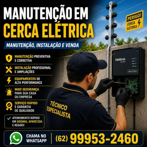 Cerca elétrica Assistência Instalação Manutenção Venda