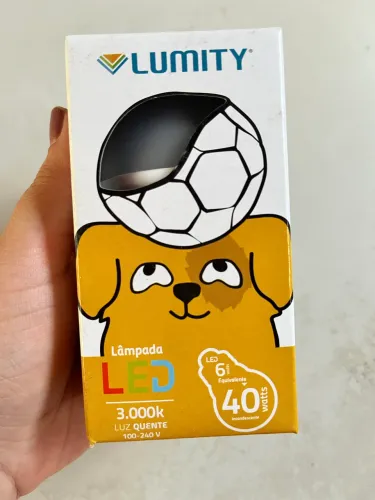 Kit com 10 lâmpada de led 3000k