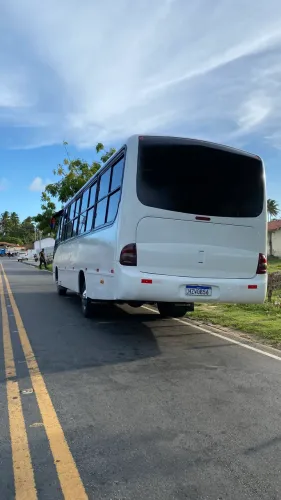 Micro ônibus neubus 29 lugares rede bagageiro cadeiras reclináveis motor x10 ano 2003