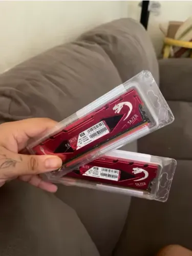 Memória RAM JAZER DDR4 16GB (2x8GB) 3200MHz