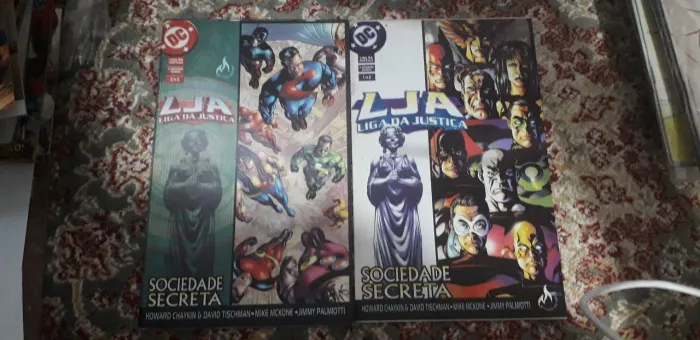 Gibis LJA liga da justiça sociedade secreta parte 1 e 2