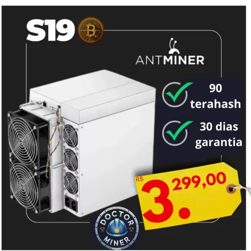 Mineradora de bitcoin s19 90th 