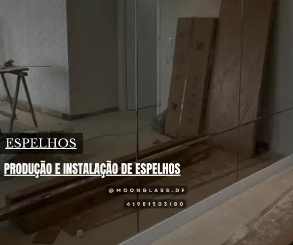 produção e instalação de espelhos