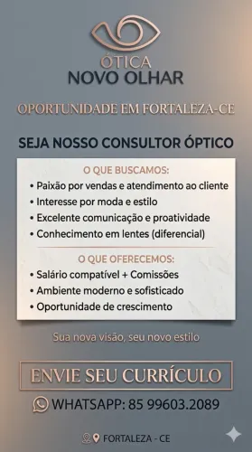 Consultor Óptico com experiência