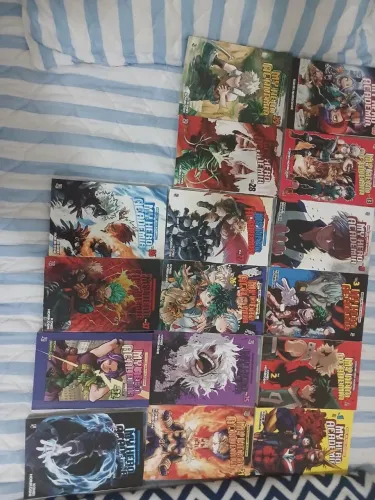 Coleção de Minas me Hero Academy ( Boku no hero) usada 16 volumes