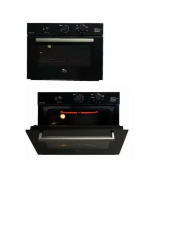 Forno a Gás de Embutir Fischer Easy Clean Infinity 50 Litros com Grill Preto 220v
