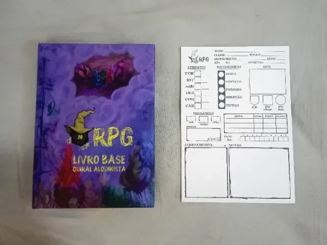 D20TAGE - LIVRO BÁSICO + ESCUDO DO DM + BLOCO DE FICHAS