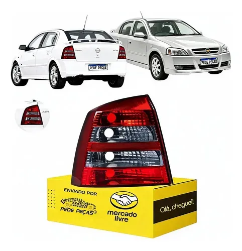 Lanterna Fume Astra Hatch 2003 A 2011 Elegance Ss Gsi Gl Le Esquerdo/motorista Fumê